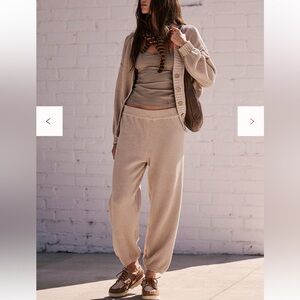 Free People | Hailee waffle knit pants | FP Beach | Women’s SMALL